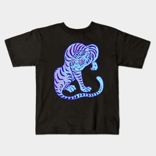 Neon Tiger Kids T-Shirt